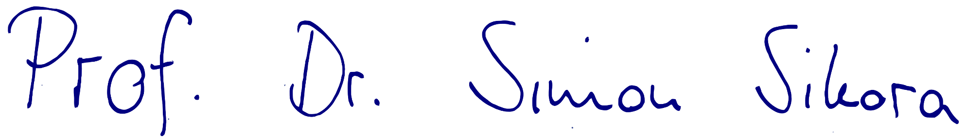 Unterschrift Simon Sikora